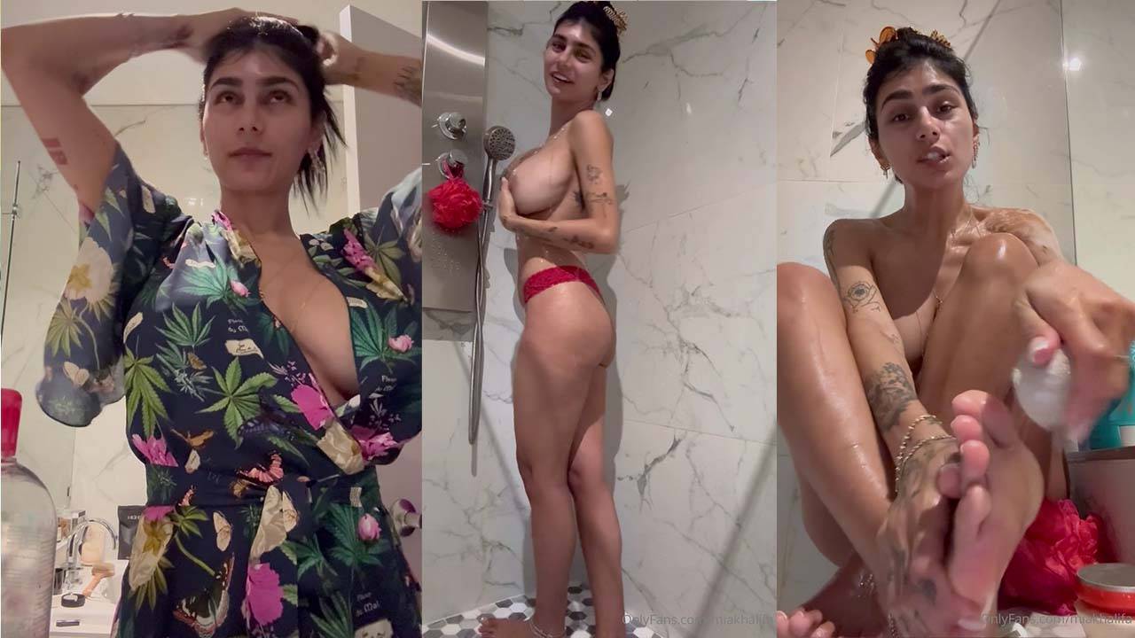 Mia Khalifa Nude Steamy Shower Onlyfans Leak - ThotSluts