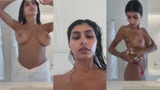 Mia Khalifa Post Shower Video Leaked